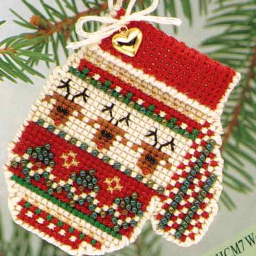 Warm & Wooly cross stitch bead kit from Mill Hill MH-CM7
