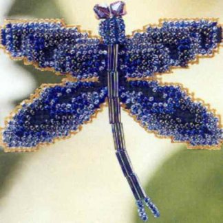 Rainbow Dragonfly cross stitch bead kit from Mill Hill MH-DF4