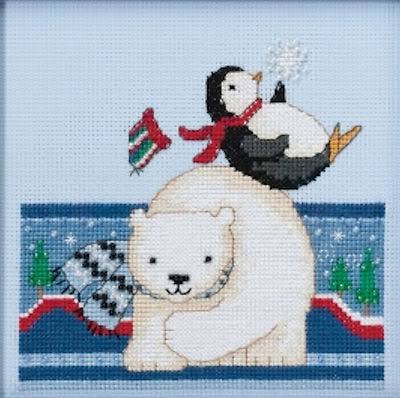 Polar Play cross stitch bead kit from Mill Hill MH-DM 301711