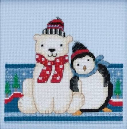 Polar Peace cross stitch bead kit from Mill Hill MH-DM 301716