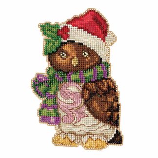 Owl cross stitch bead kit from Mill Hill MH-JS201616