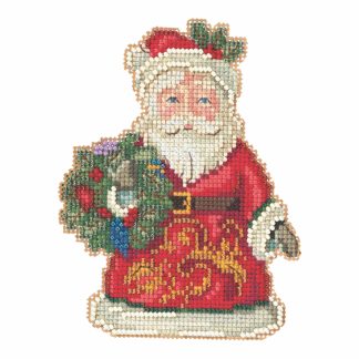 Winter Wishes Santa cross stitch bead kit from Mill Hill MH-JS202014