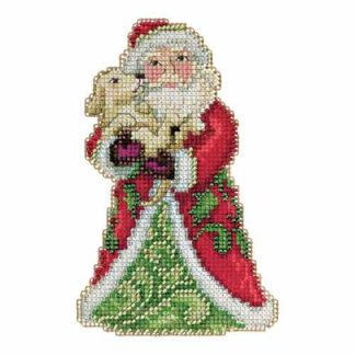Best Friend Santa cross stitch bead kit from Mill Hill MH-JS205106