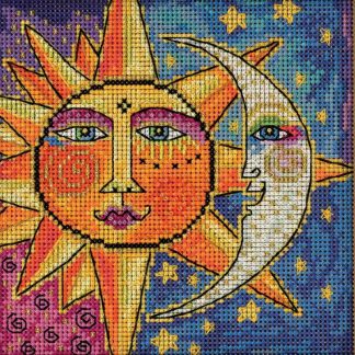 Sister Sun, Brother Moon cross stitch bead kit from Mill Hill MH-LB141811