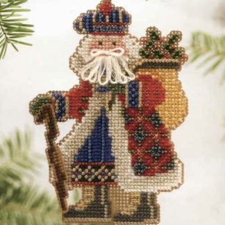Mt. McKinley Santa cross stitch bead kit from Mill Hill MH-MS17