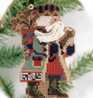 Holly Berries Santa cross stitch bead kit from Mill Hill MH-NS2