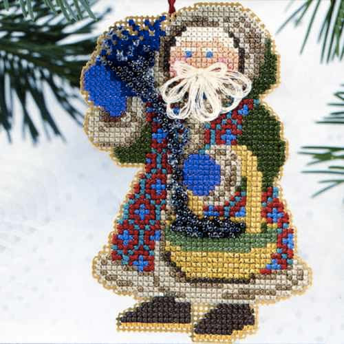 Northern Lights Santa cross stitch bead kit from Mill Hill MH-NS4