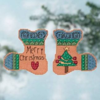Merry Christmas cross stitch bead kit from Mill Hill MH-ST141613