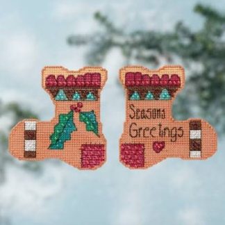 Seasons Greetings cross stitch bead kit from Mill Hill MH-ST141614