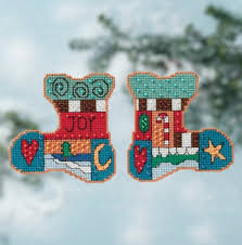Joy cross stitch bead kit from Mill Hill MH-ST141616