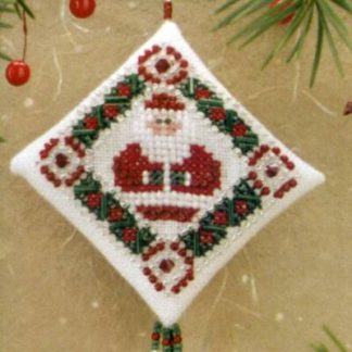 Simply Santa Tiny Treasured Diamond cross stitch bead kit from Mill Hill MH-TD18