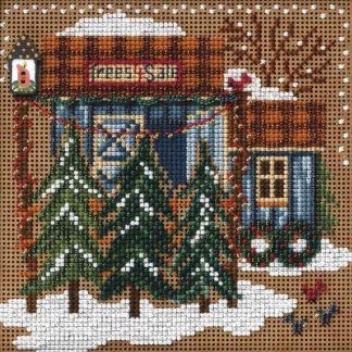 Tree Farm cross stitch bead kit from Mill Hill MH-146306