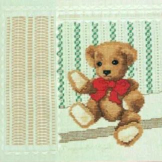 Bear by the Window cross stitch pattern from Margaret Lee ML-112