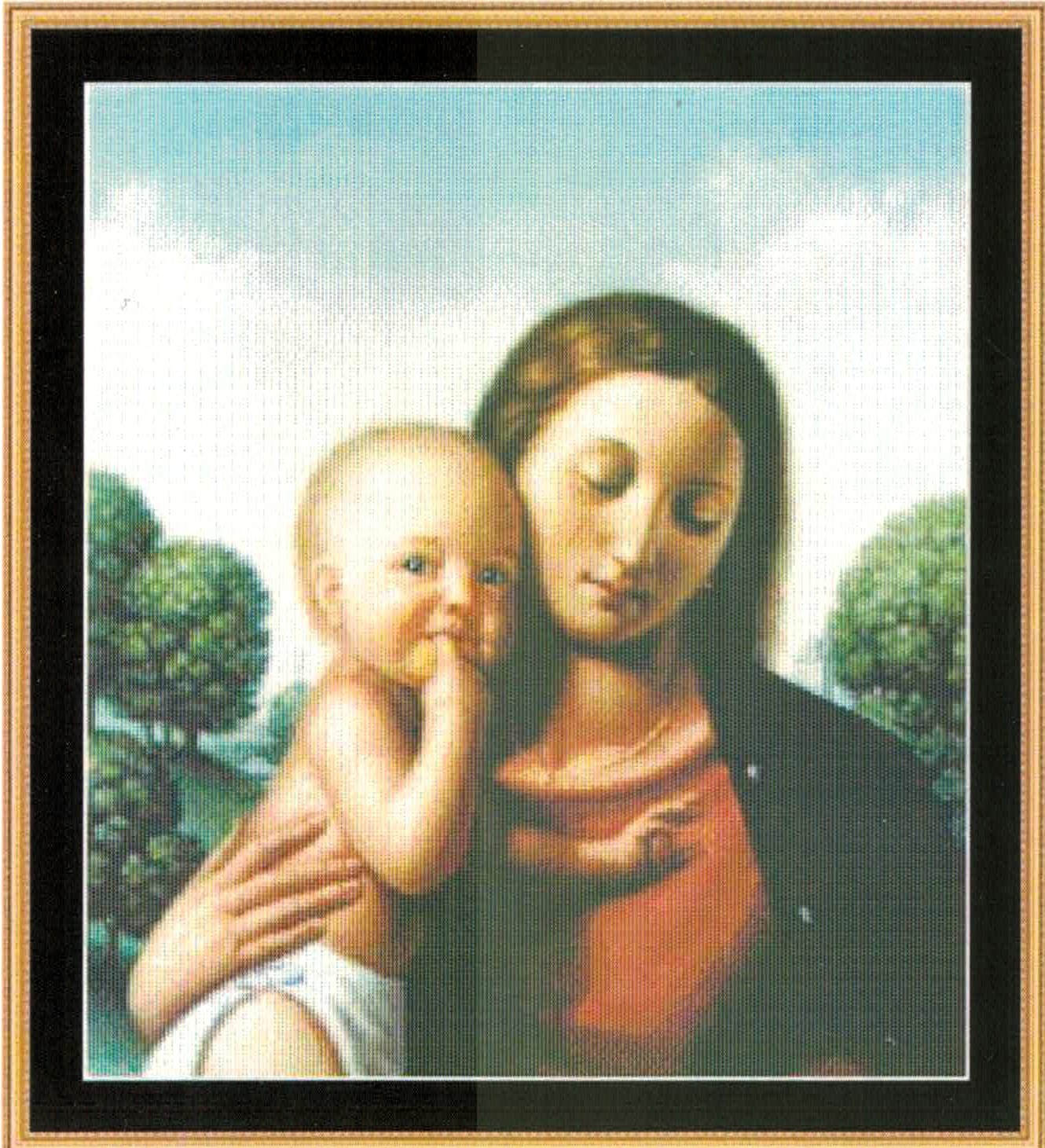 Madonna cross stitch pattern from Mystic Stitch MS-DANC01