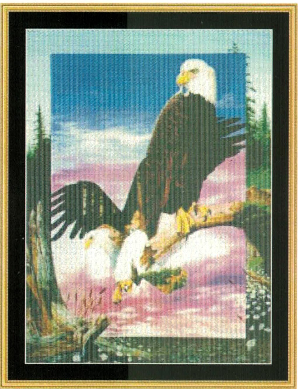 One with my Land cross stitch pattern from Mystic Stitch MS-GS23