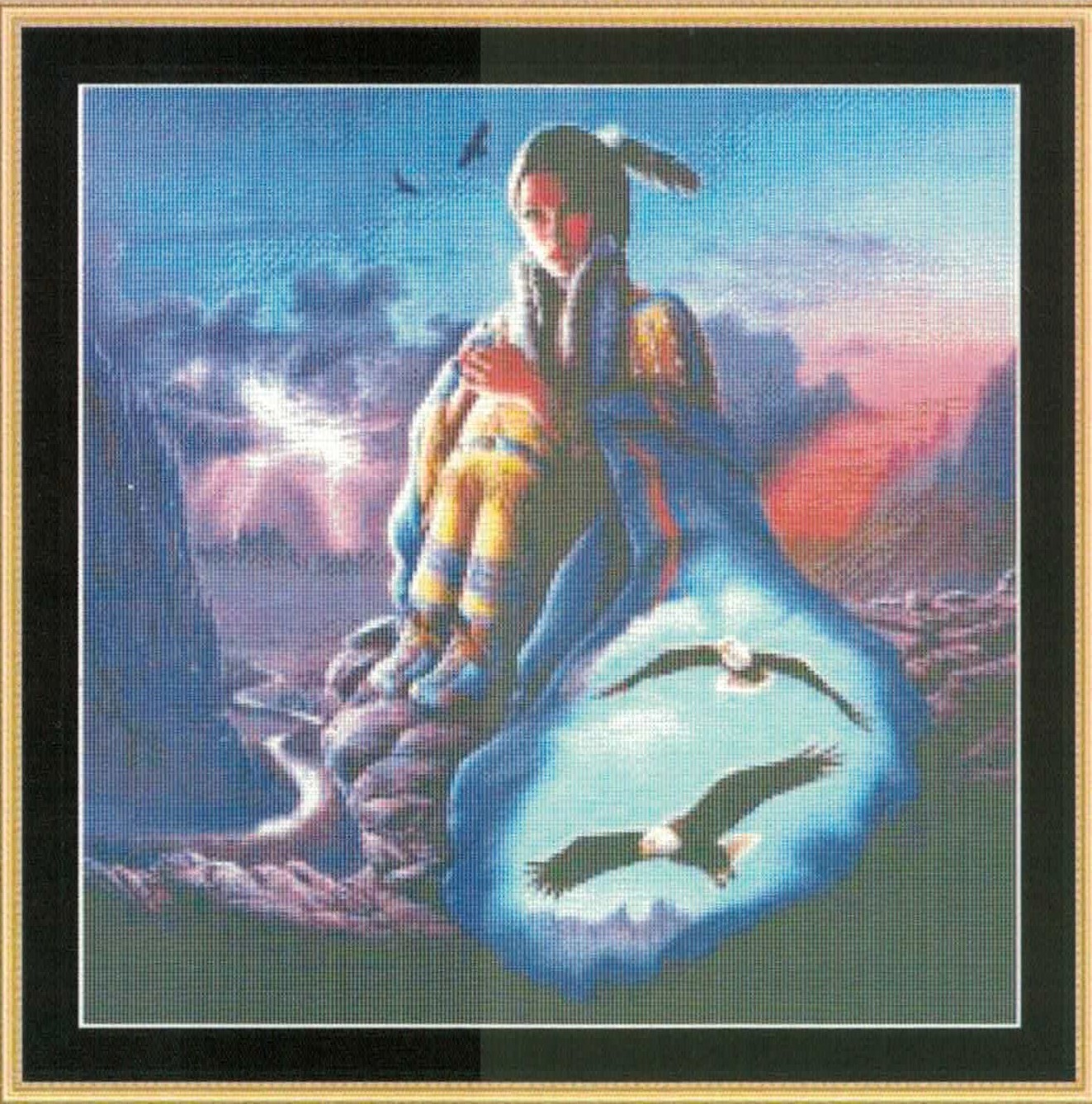 Soaring Spirits cross stitch pattern from Mystic Stitch MS-MKJ12