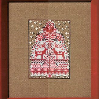 Red Tree cross stitch pattern from Nora Corbett NC-365
