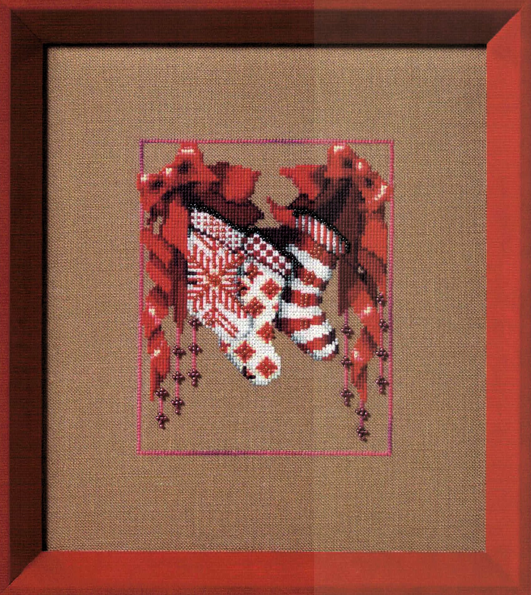Stocking Trio cross stitch pattern from Nora Corbett NC-366