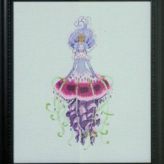 Miss Jellyfish cross stitch pattern from Nora Corbett NC-371