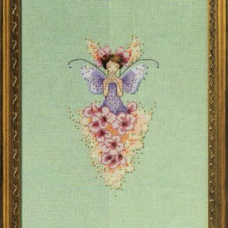 Miss Apple Blossom cross stitch pattern from Nora Corbett NC-379