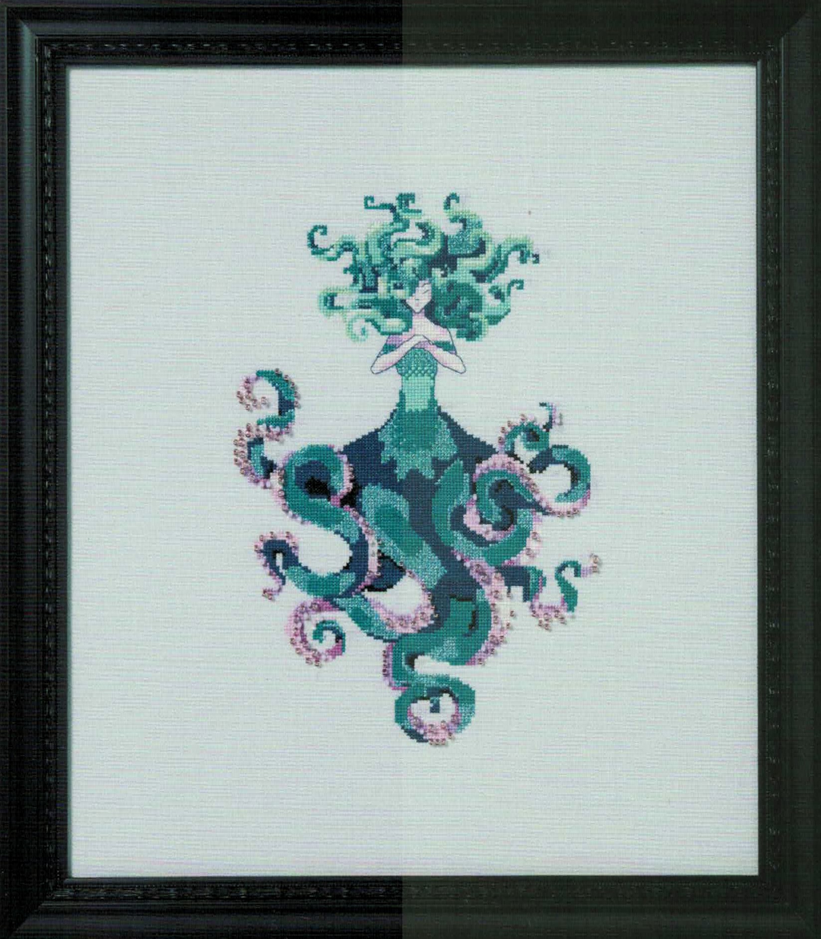 Miss Octopus cross stitch pattern from Nora Corbett NC-372