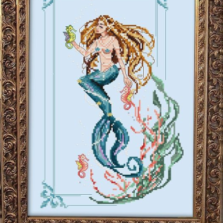 Little Mermaid cross stitch pattern from Passione Ricamo PR-RL39