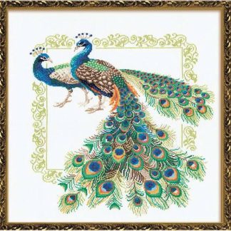 Peacocks cross stitch kit from Riolis RL-0767