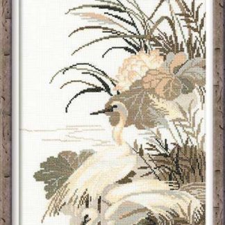 Herons cross stitch kit from Riolis RL-0928