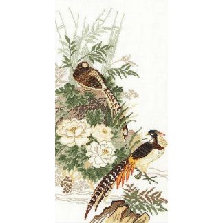 Pheasants cross stitch kit from Riolis RL-0928