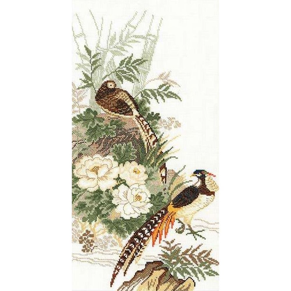 Pheasants cross stitch kit from Riolis RL-0928