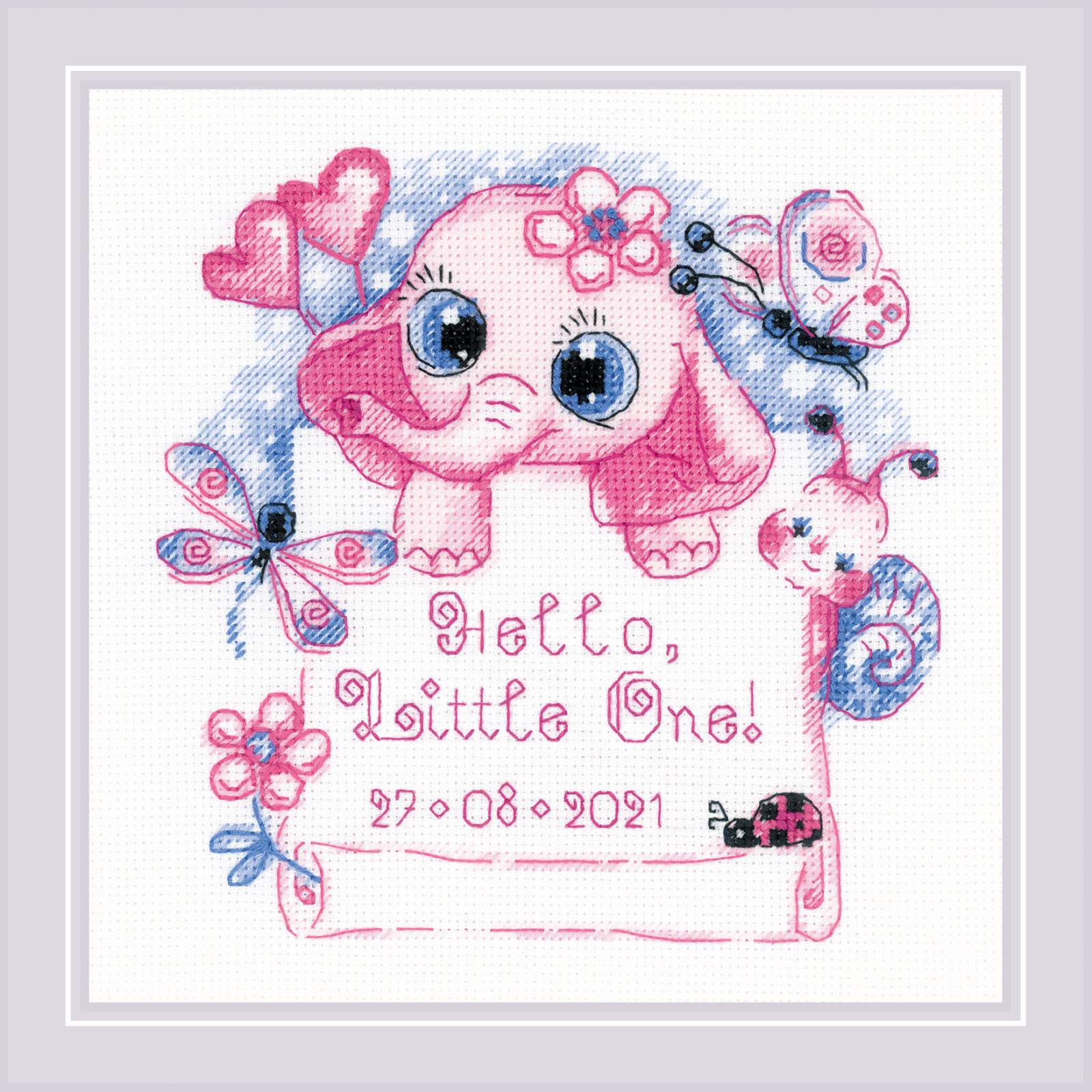 Hello, Little One! cross stitch kit from Riolis RL-1934