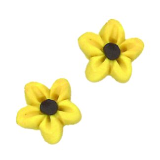 SB533 Marbled Gold Sunflower button by Stoney Creek