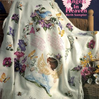 Angel in Heaven Birth Sampler
