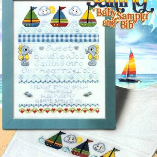 Sailing Baby Sampler and Bib