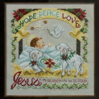 The Reason for the Season cross stitch pattern from Stoney Creek SC-L703