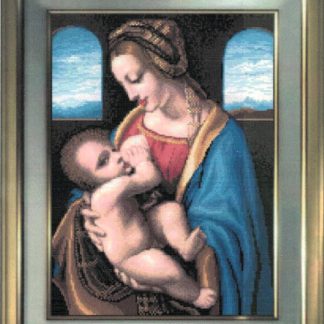 Madonna Litta cross stitch pattern from Solaria Gallery SG-MAD