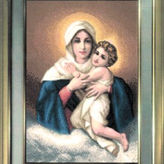 Schonstatt Madonna cross stitch pattern from Solaria Gallery SG-SCH