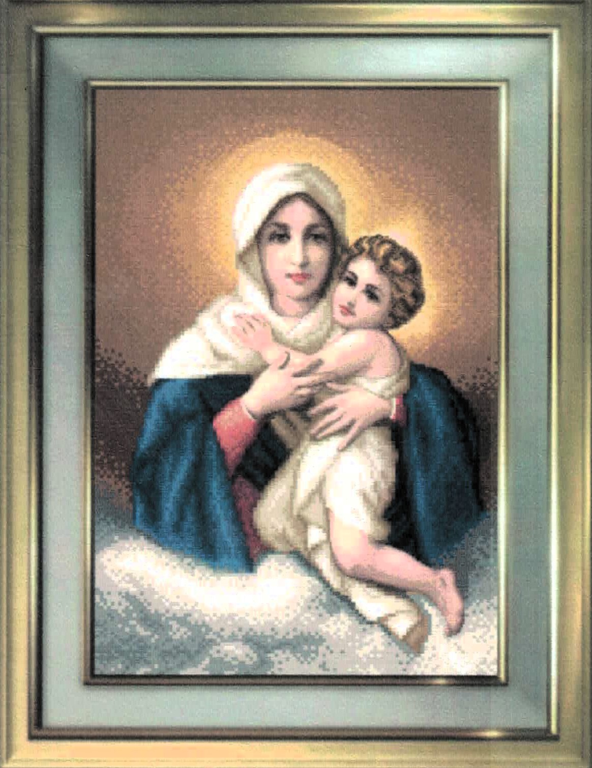Schonstatt Madonna cross stitch pattern from Solaria Gallery SG-SCH