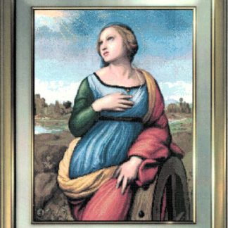 St. Ekatherine cross stitch pattern from Solaria Gallery SG-STE