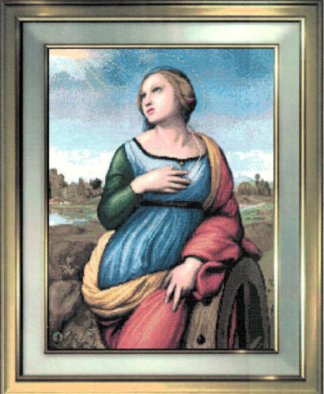 St. Ekatherine cross stitch pattern from Solaria Gallery SG-STE