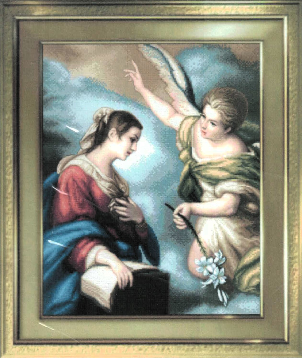 The Annunciation cross stitch pattern from Solaria Gallery SG-TA