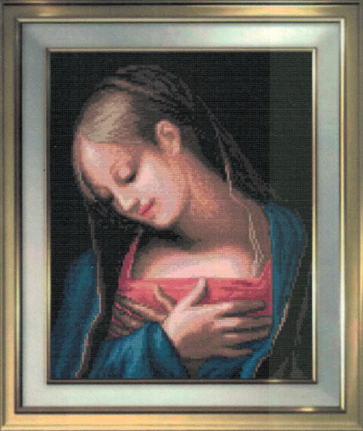 Virgin Mary cross stitch pattern from Solaria Gallery SG-VIR