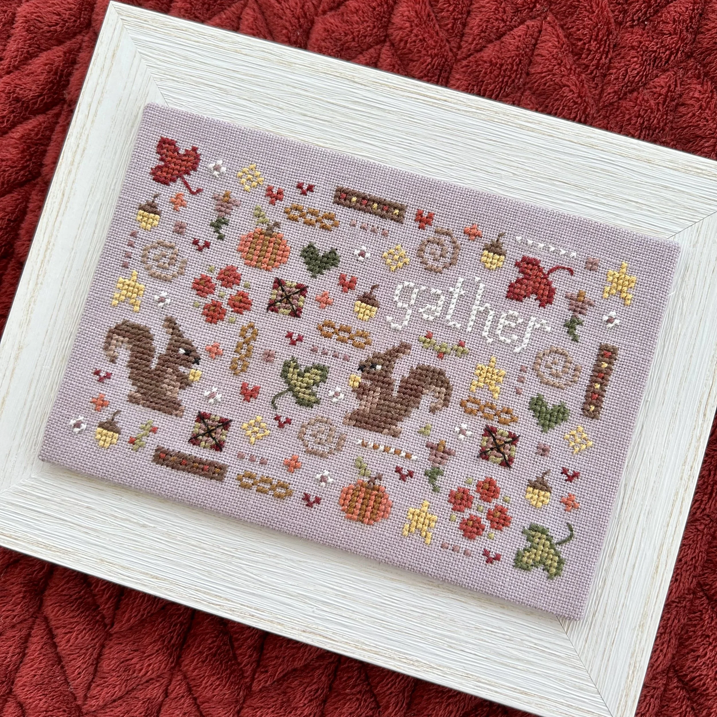 A Little Autumn cross stitch pattern from Sweet Wing Studio SWS-ALA