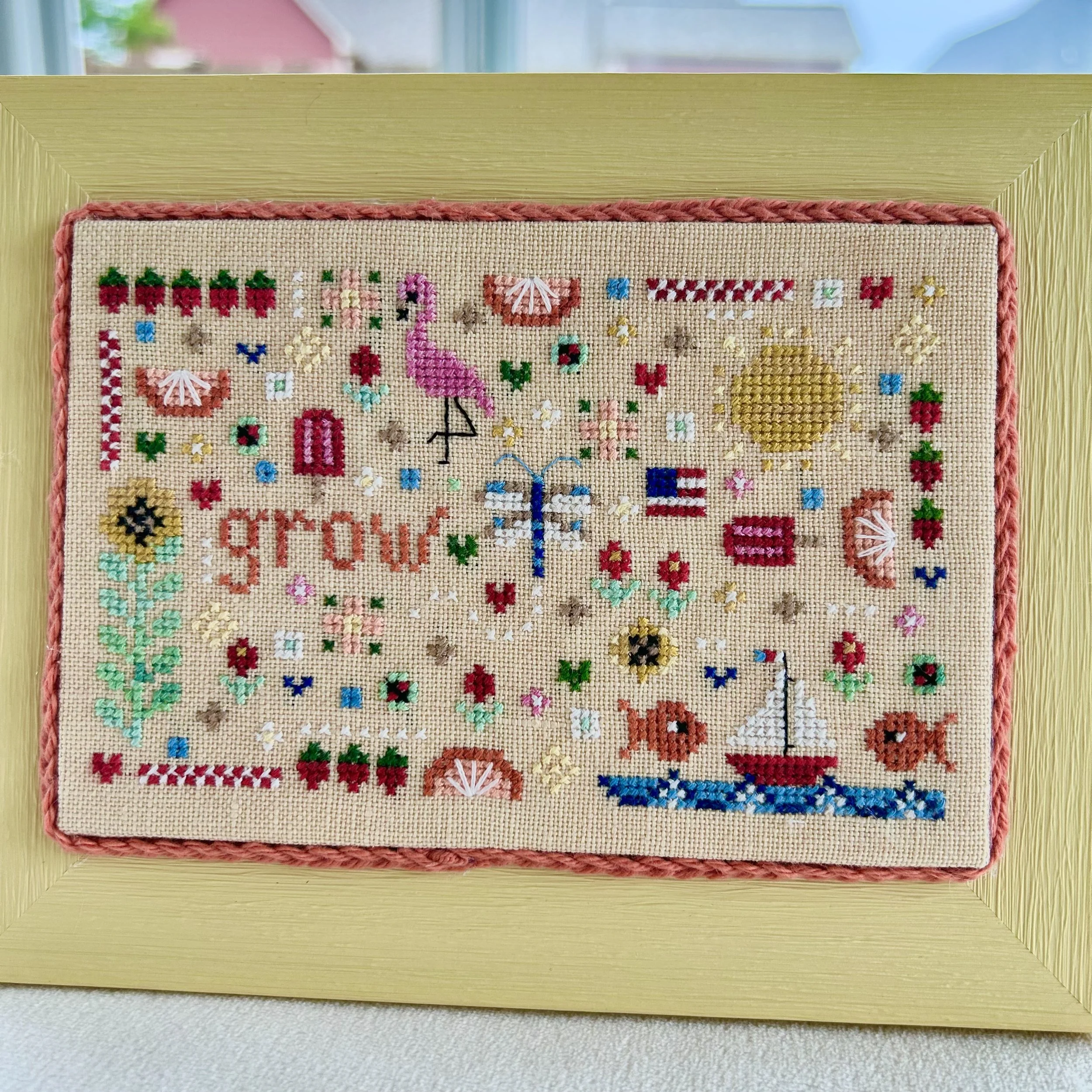 A Little Summer cross stitch pattern from Sweet Wing Studio SWS-ALSU