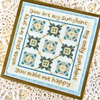 You Are My Sunshine cross stitch pattern from Sweet Wing Studio SWS-YOU