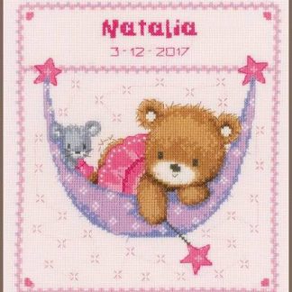 Little Bear in Hammock cross stitch kit from Vervaco VER-PN0148471