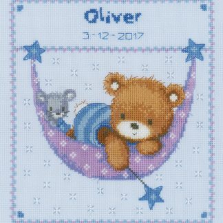 Little Bear in Hammock cross stitch kit from Vervaco VER-PN0150993