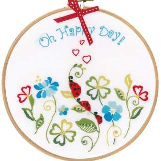 Oh Happy Day embroidery kit from Vervaco VER-PN0155045