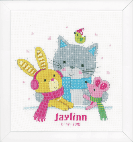 Best Friends cross stitch kit from Vervaco VER-PN0157433