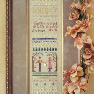 Golden Dreams Sampler cross stitch pattern from The Victoria Sampler VS-023